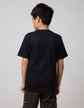 Character Short Sleeve T-Shirt Superman Logo Gold Splash