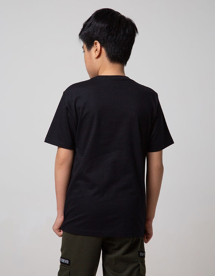Character Short Sleeve T-Shirt Superman Logo Gold Splash