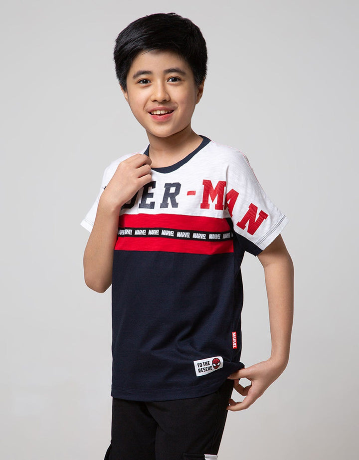 Marvel Spider-Man Short Sleeve T-Shirt Cut Sewn kombinasi