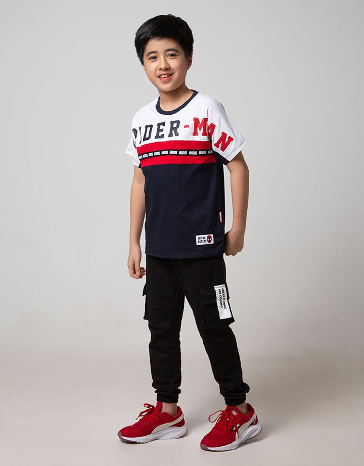 Marvel Spider-Man Short Sleeve T-Shirt Cut Sewn kombinasi