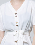 St. Yves Short Sleeve Blouse Top Lyn Horn