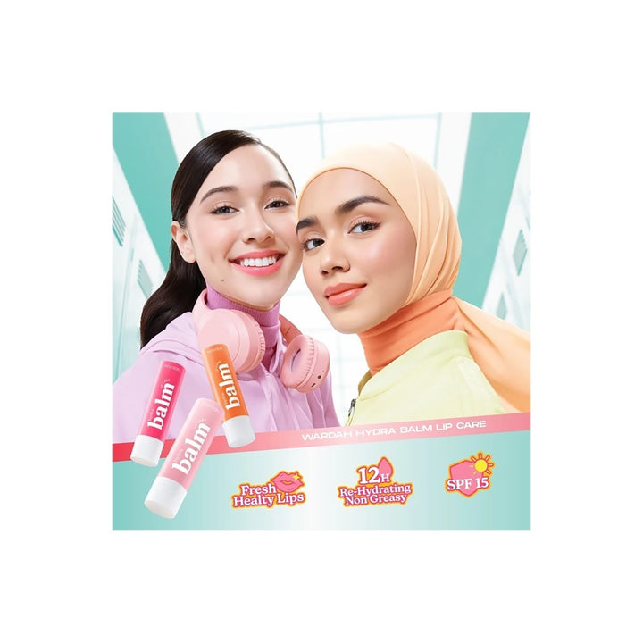 Wardah Everyday Fruity Sheer Lip Balm Strawberry 4 g