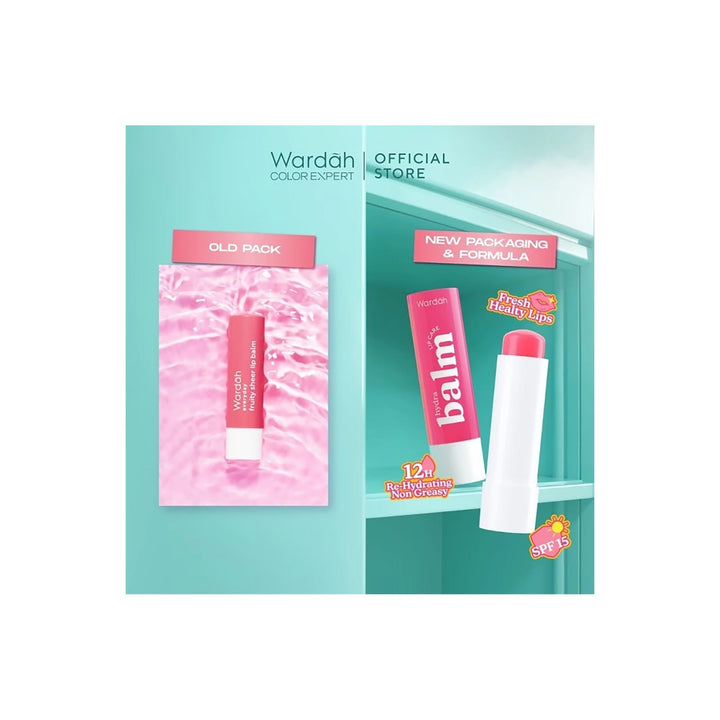 Wardah Everyday Fruity Sheer Lip Balm Strawberry 4 g