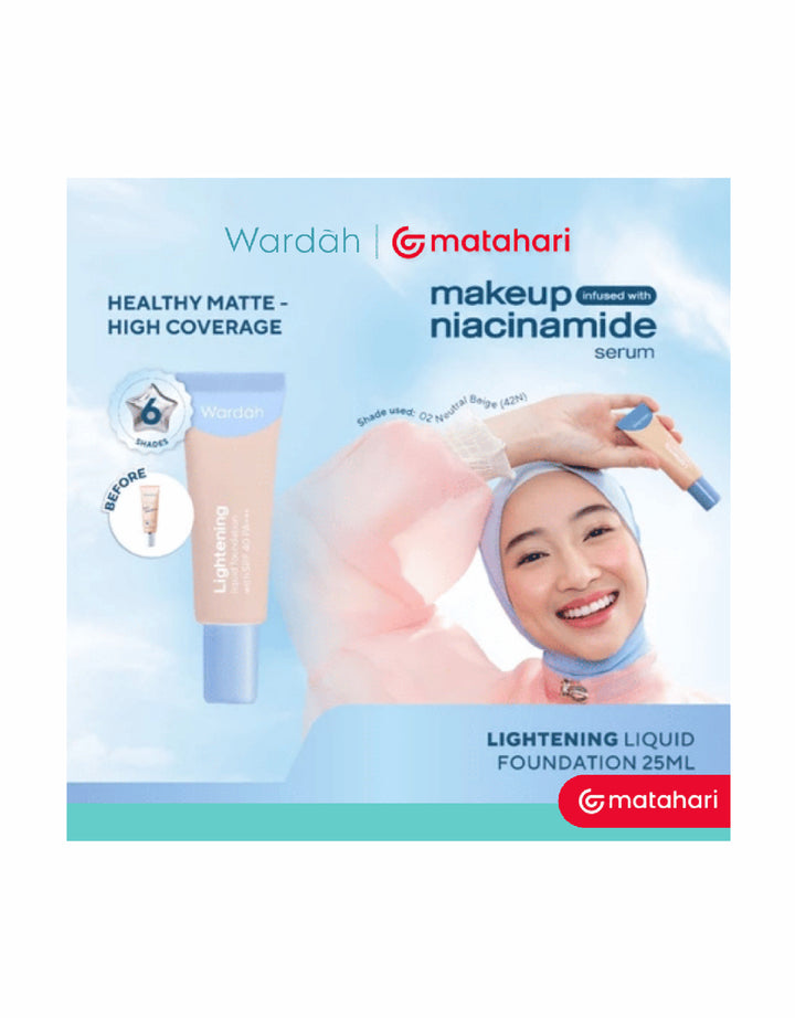 Wardah Lightening Liquid Foundation 25 ml