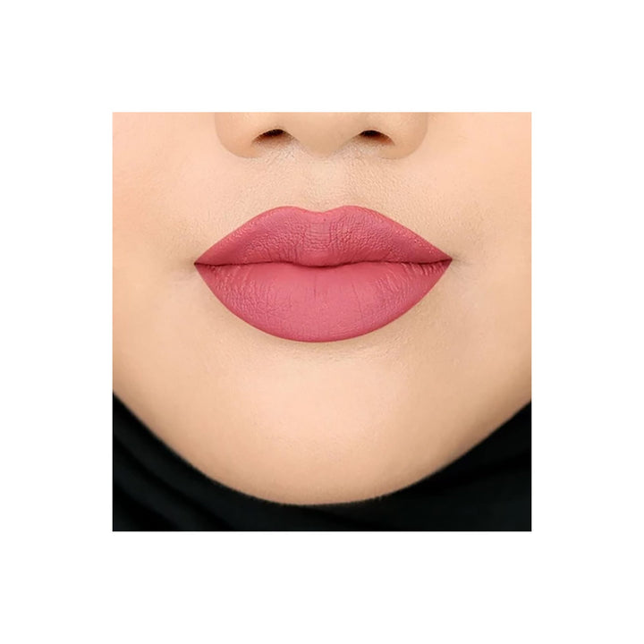 Wardah Colorfit Velvet Matte Lip Mousse 04 Pink Sweetheart 4 g