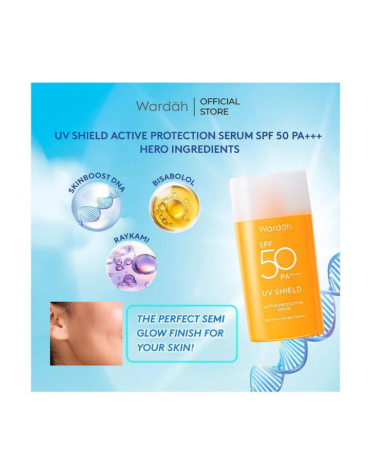 Wardah UV Shield Active Protection Serum SPF 50 Blister 35ml