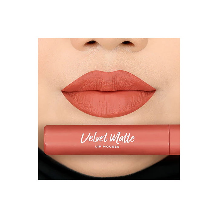 Wardah Colorfit Velvet Matte Lip Mousse 10 Lively Coral 4 g