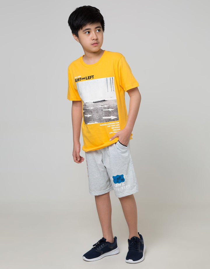 Aero Kids Short Pants Knit Printnofloc Tade Regu