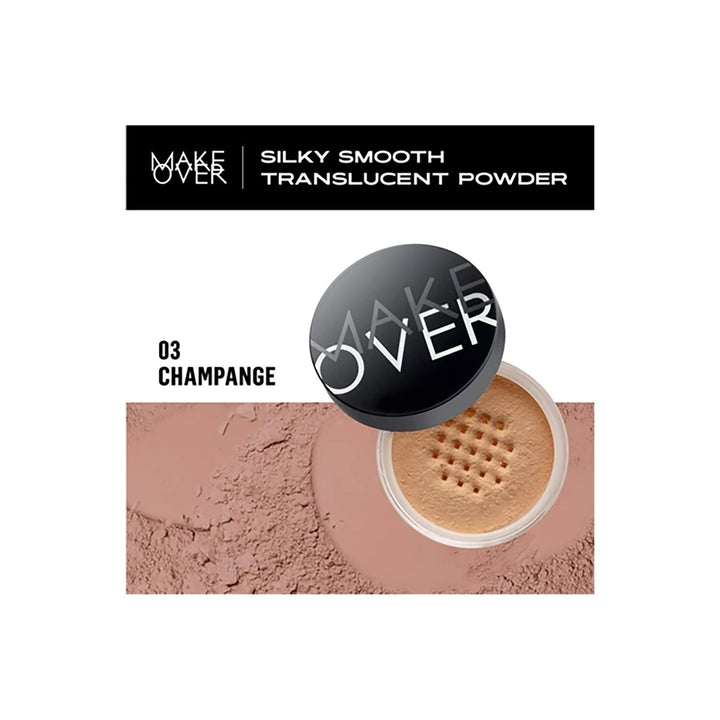 Make Over Silky Smooth Translucent Powder 03 Champagne 35 G