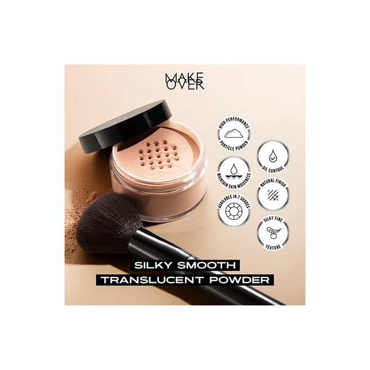 Make Over Silky Smooth Translucent Powder 03 Champagne 35 G
