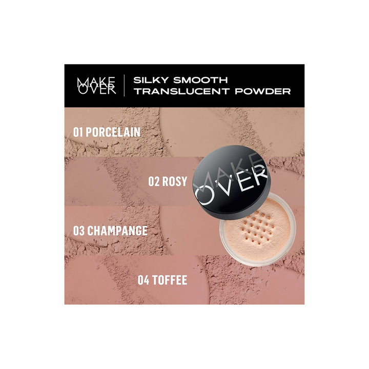 Make Over Silky Smooth Translucent Powder 03 Champagne 35 G