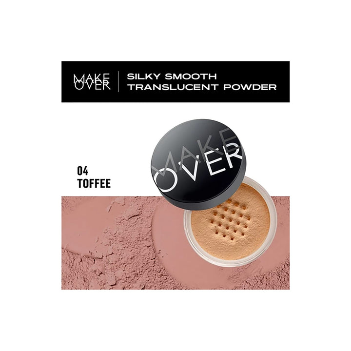 Make Over Silky Smooth Translucent Powder 04 Toffee 35 G