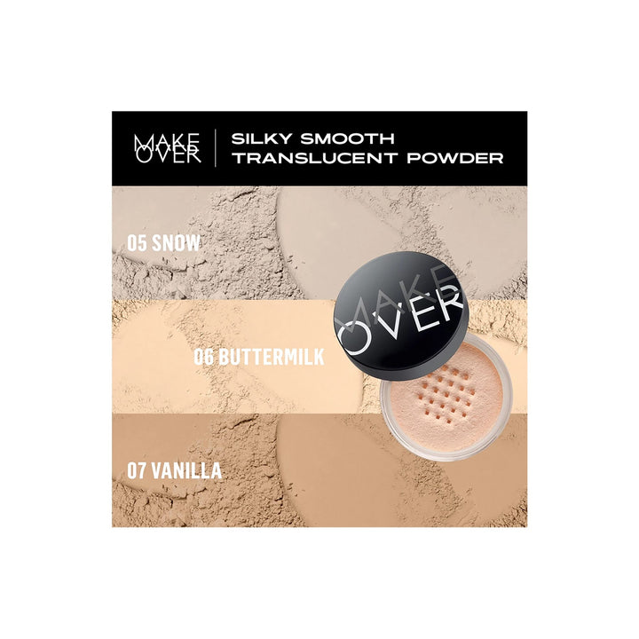 Make Over Silky Smooth Translucent Powder 06 Buttermilk 35 G