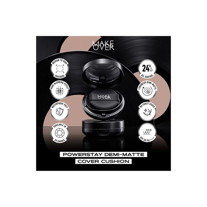 Make Over Powerstay Demi-Matte Cover Cushion 15 g N30 Natural Beige