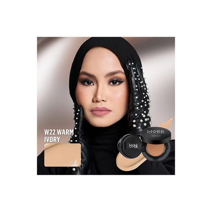 Make Over Powerstay Demi-Matte Cover Cushion 15 g W22 Warm Ivory