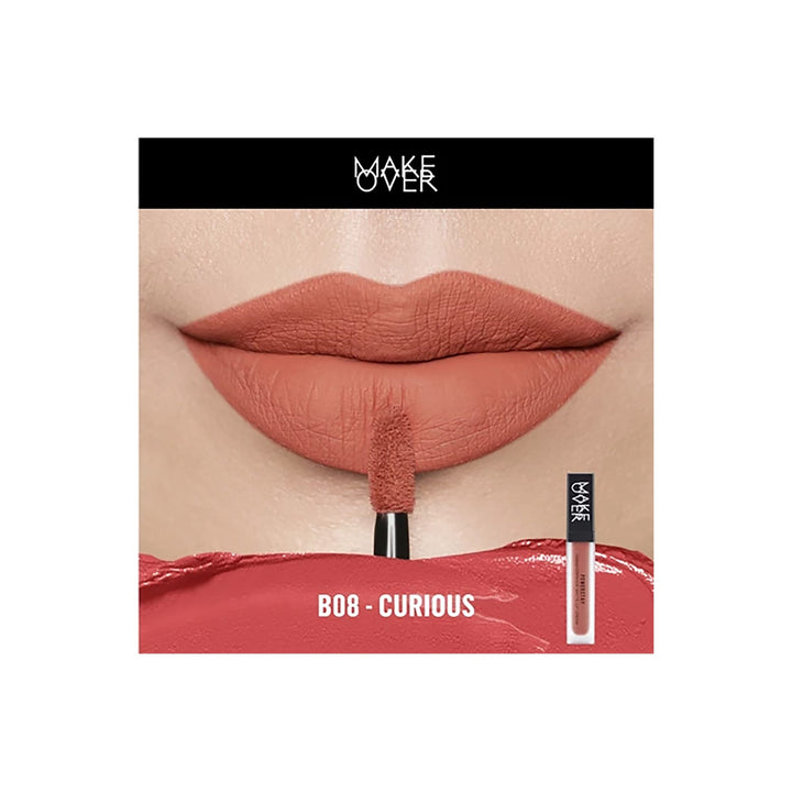 Make Over Powerstay Transferproof Matte Lip Cream Curious 7 g