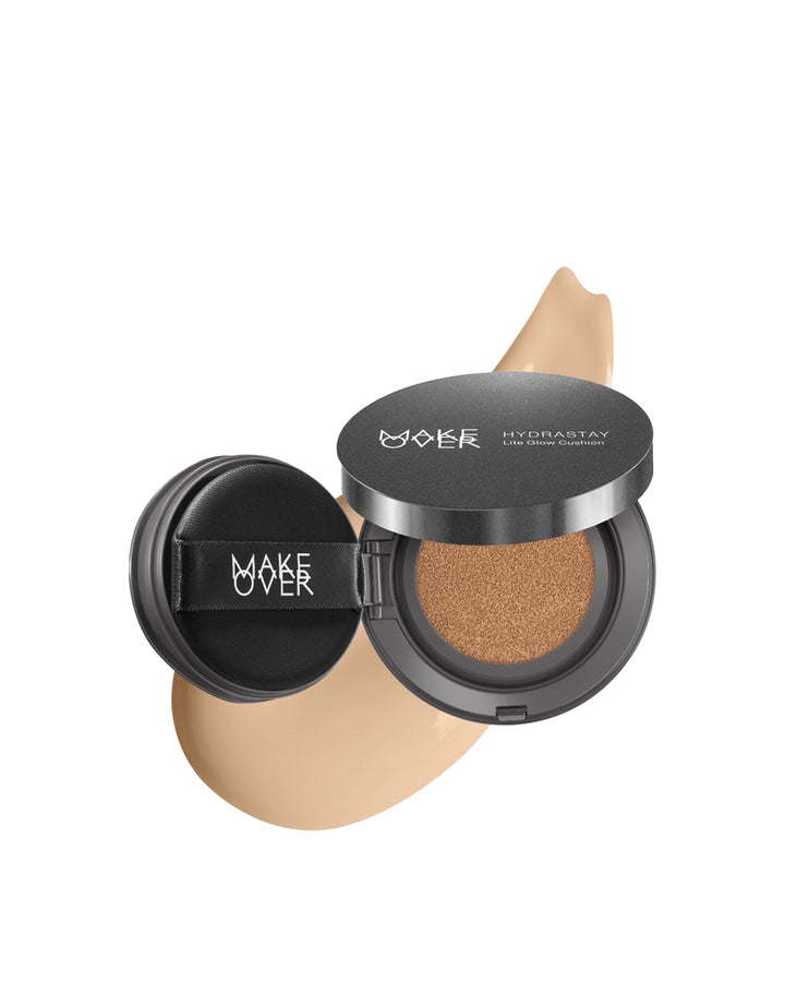 MAKE OVER Hydrastay Lite Glow Cushion W22 Warm Ivory 15 g