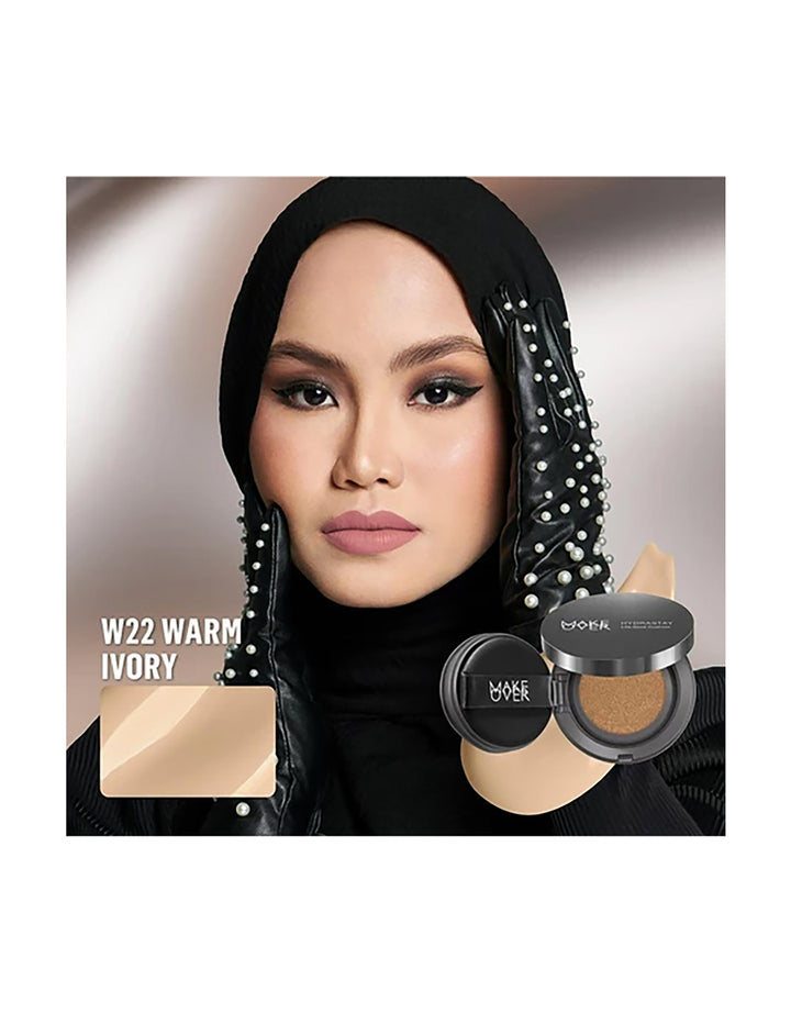 MAKE OVER Hydrastay Lite Glow Cushion W22 Warm Ivory 15 g