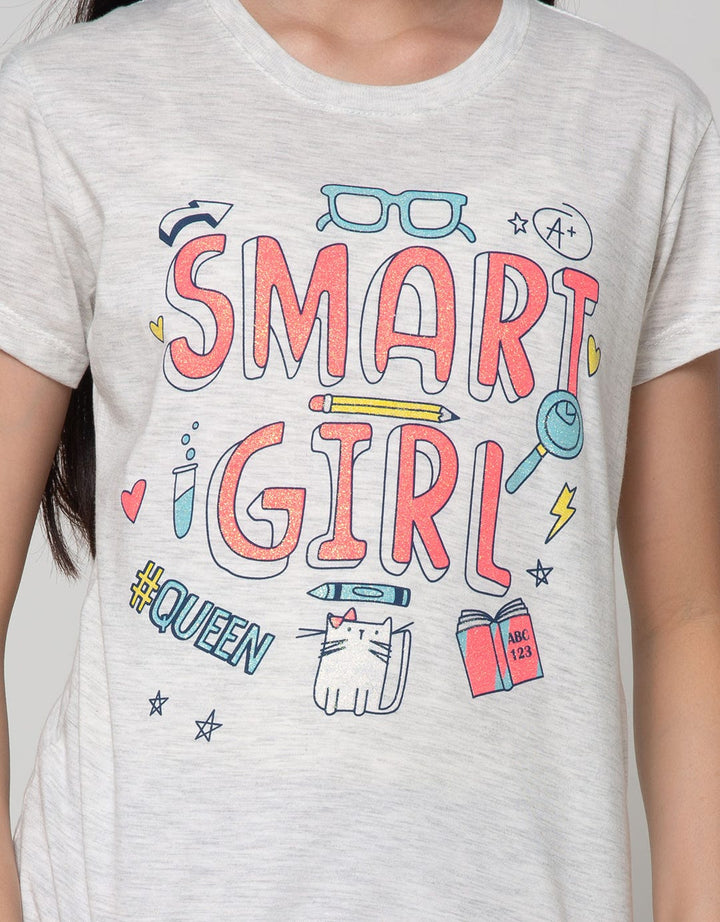 Aero Kids Short Sleeve T-Shirt Smart Girl