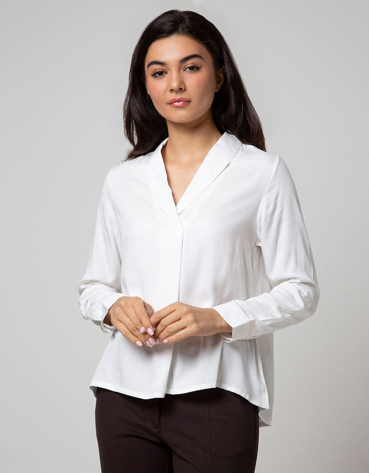 LS BLOUSE VN DBL RYN