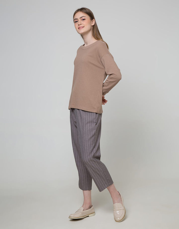 Phenomenal Long Sleeve T-Shirt Dropsleeved Rib Waffle