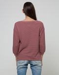 Phenomenal Long Sleeve T-Shirt Dropsleeved Rib Waffle