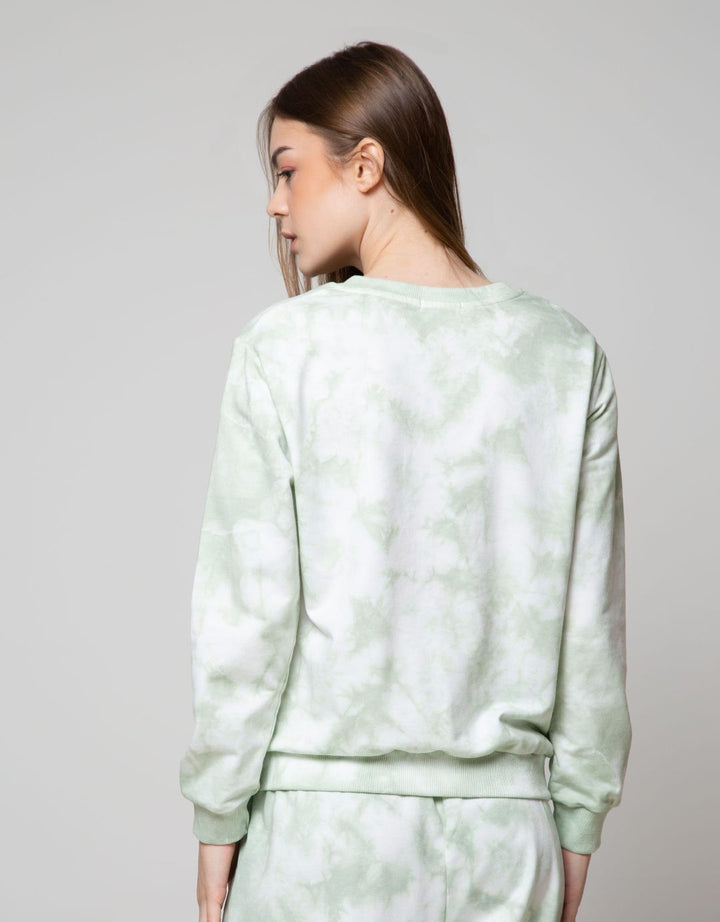 Nevada Sweatshirt Fullprint Tie Dye Good Things Take Time