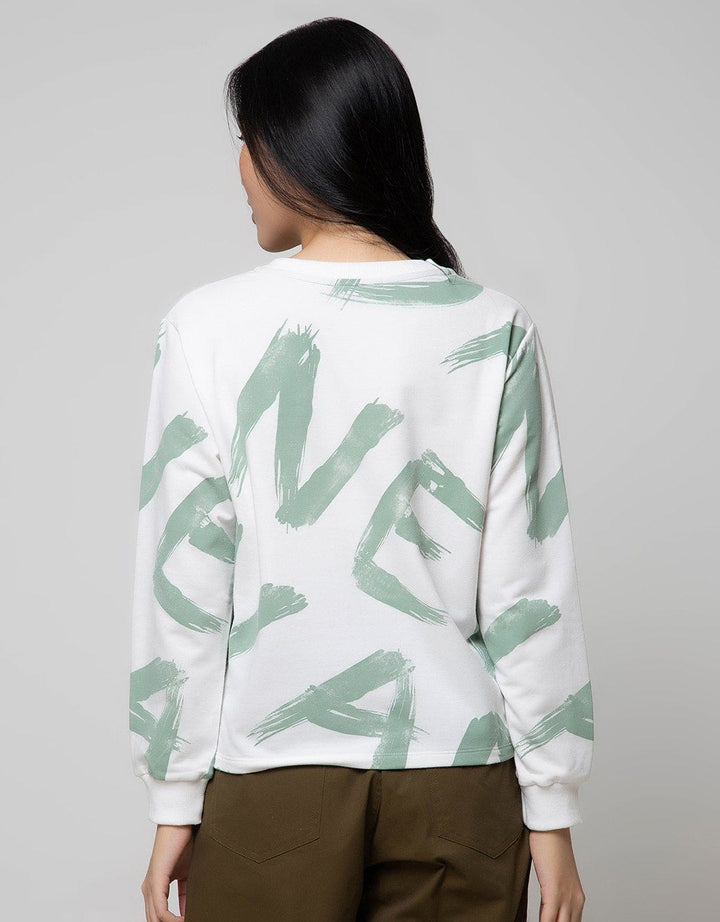 Nevada Sweatshirt Fullprint Letter