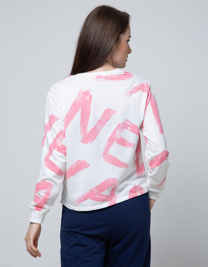 Nevada Sweatshirt Fullprint Letter