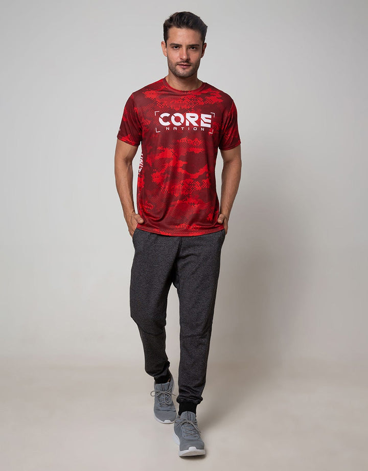 Corenation Active Camo Running Jersey T-Shirt
