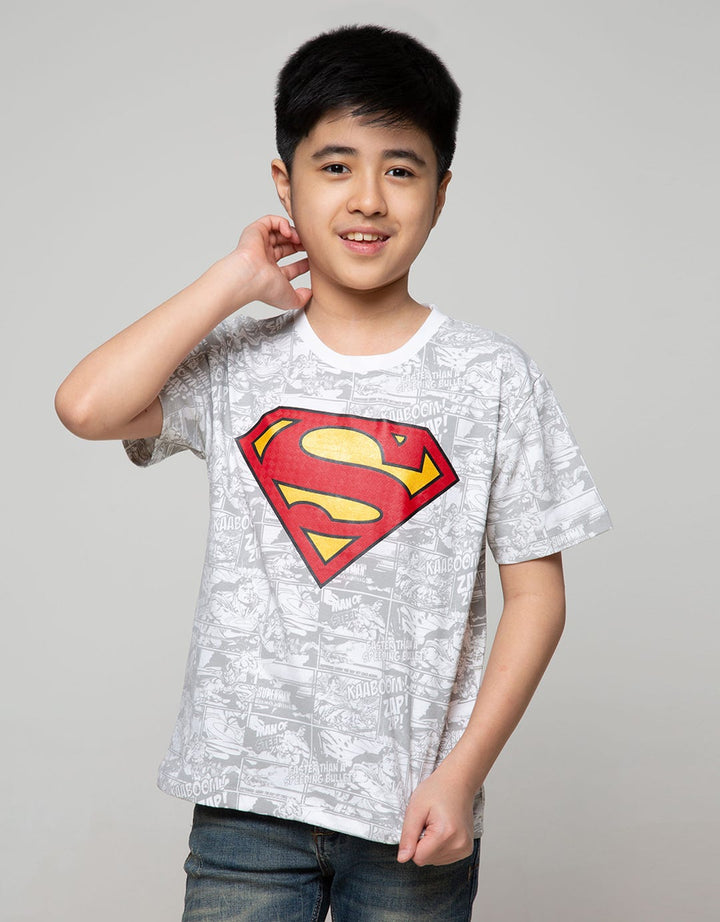 Character Short Sleeve T-Shirt Superman Comics Logo