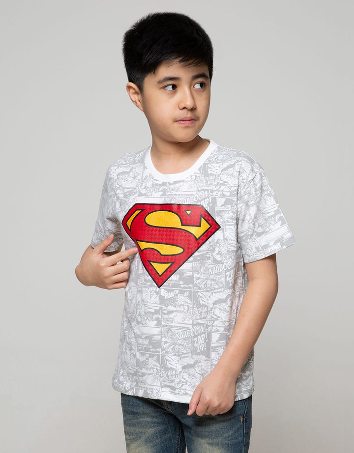 Character Short Sleeve T-Shirt Superman Comics Logo