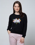Nevada Sweatshirt Solid Lace Embroidery Love