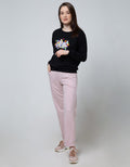 Nevada Sweatshirt Solid Lace Embroidery Love