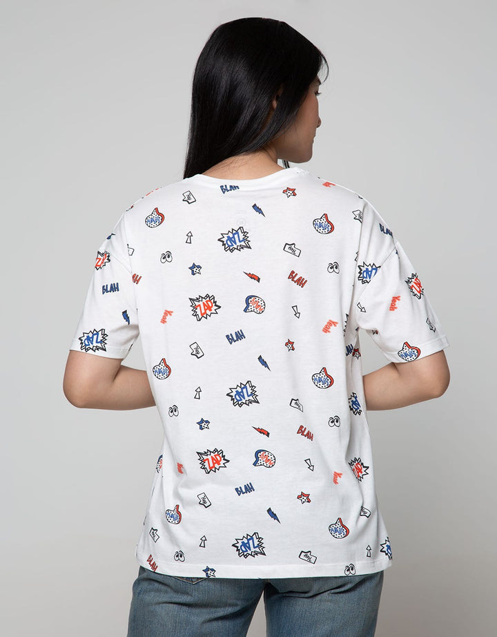 Nevada Short Sleeve SsOversized Fun Print