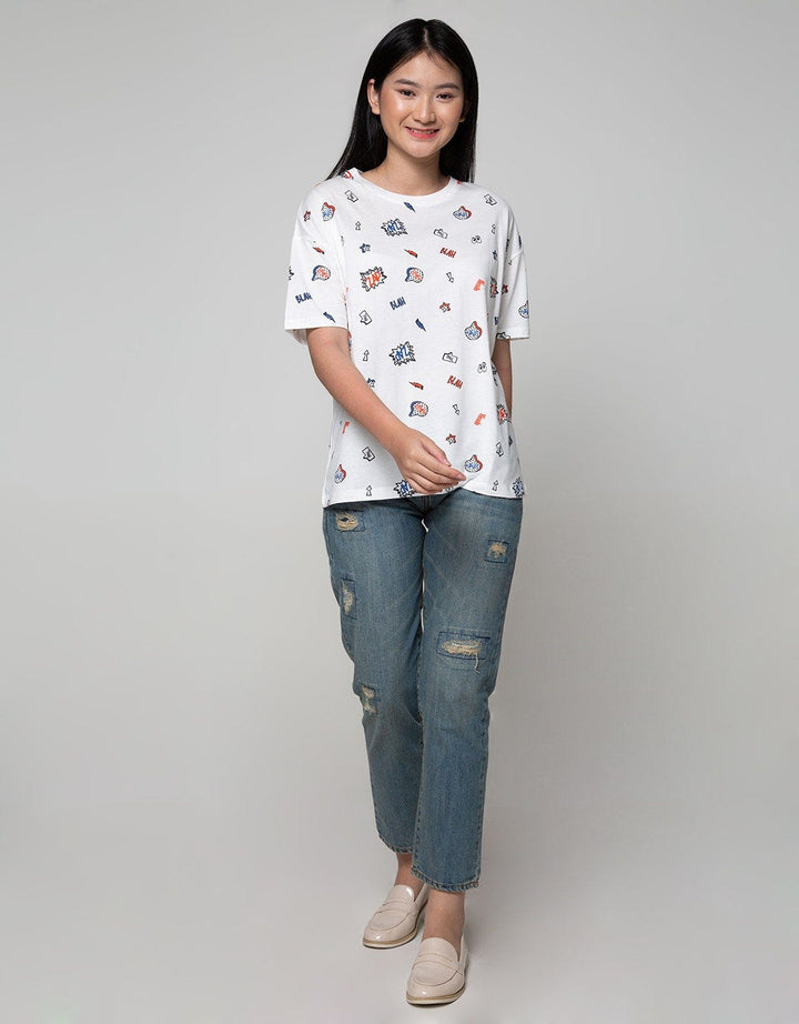 Nevada Short Sleeve SsOversized Fun Print