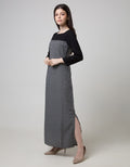 Azzar Navit Maxi Dress In Black Print