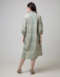 Triset Ladies Dress Plaid Motif