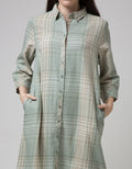 Triset Ladies Dress Plaid Motif