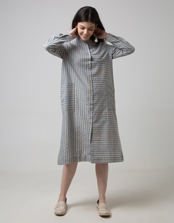 Triset Ladies Dress Stripe