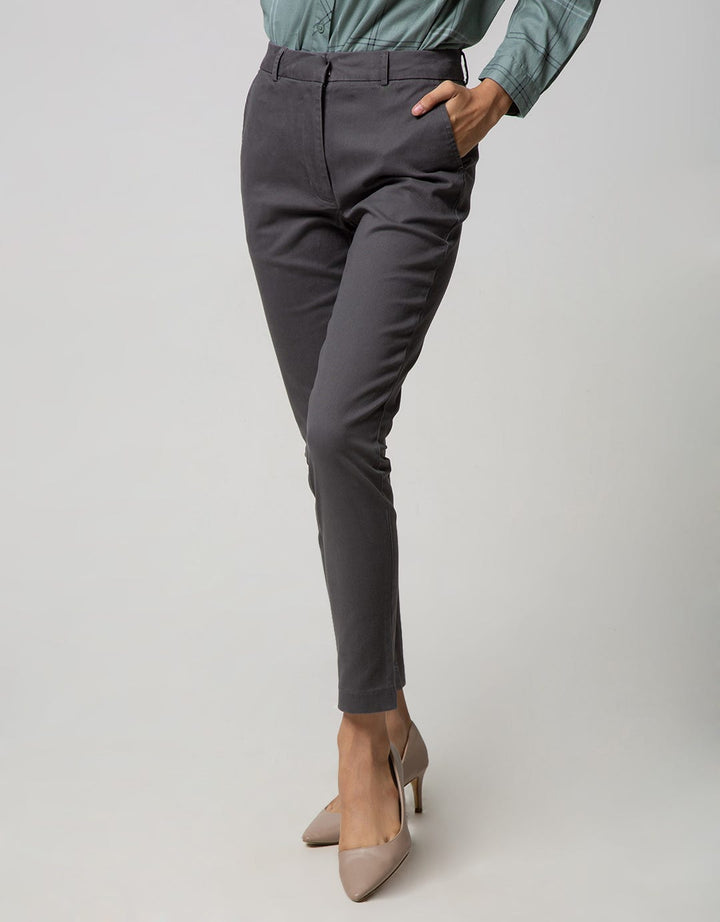 Geela Slim Fit Pants Dimgrey