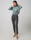 Geela Slim Fit Pants Dimgrey