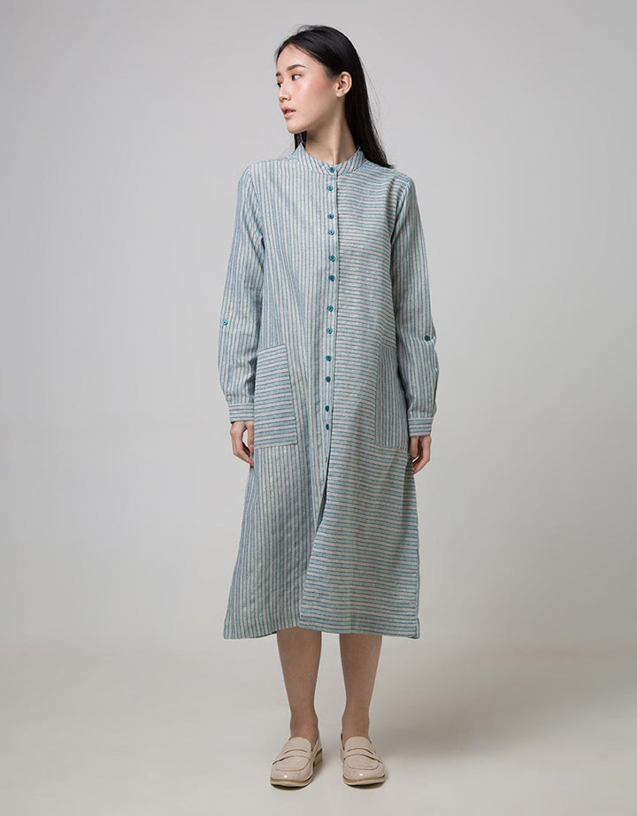 Triset Ladies Dress Stripe