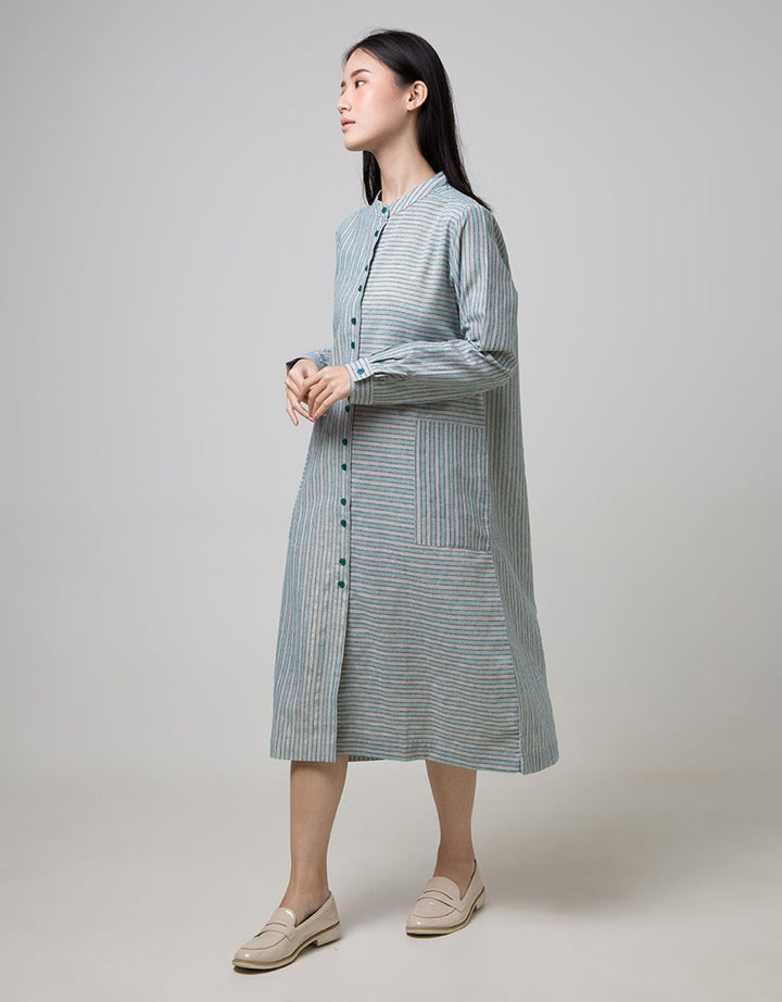 Triset Ladies Dress Stripe