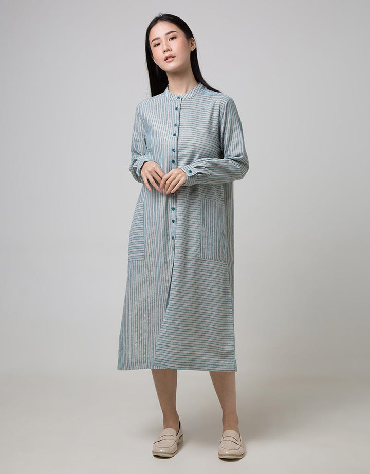 Triset Ladies Dress Stripe