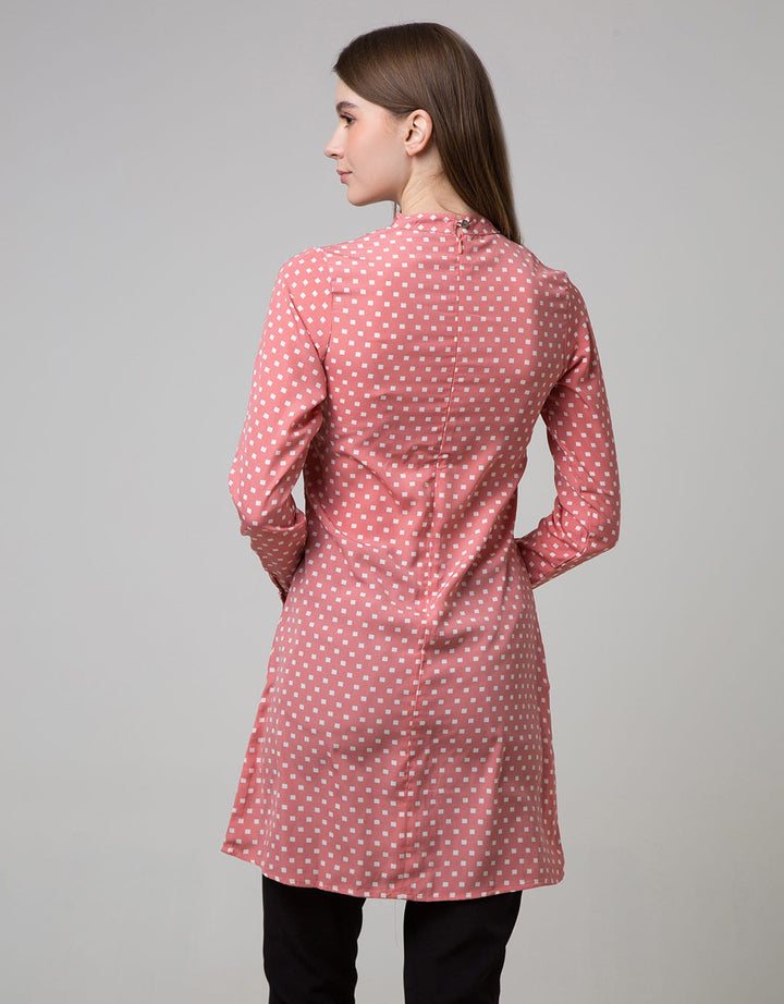 Azzar Kirvi Tunic In Black Print