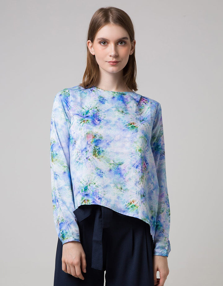 NAHID BLOUSE IN BLUE