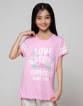 Aero Short Sleeve T-Shirt Print Love Nature