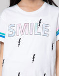 Aero Short Sleeve T-Shirt Print Smile