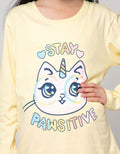 Aero Kids Long Sleeve T-Shirt Ki Stay Powsitive